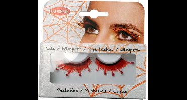 Wimpers rood met bloed druppels GM