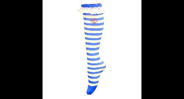 Rubie's Pantysokken Matroos Dames Blauw/wit One Size