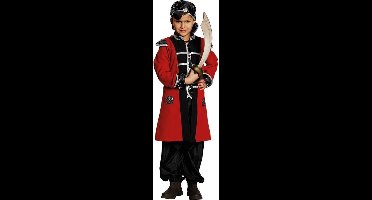 Rubie's Kostuum Piraat Luke Rood/zwart Jongens Maat 116
