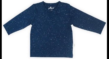 Jollein Speckled T-Shirt lange mouw - Blue - maat 50/56