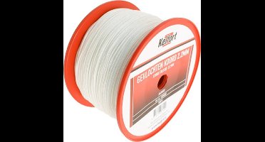 Kelfort Nylonkoord wit gevlochten 2.2mm