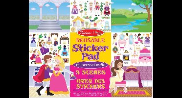 Melissa & Doug Stickerboek met herbruikbare stickers Prinsessen Kasteel - 175 Stickers