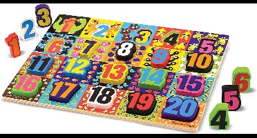 Melissa & Doug - Jumbo Numbers Chunky Puzzel