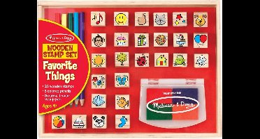 Melissa & Doug - Houten Favorite Things Stempelset