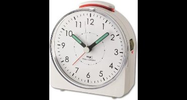 Wekker Design model in wit