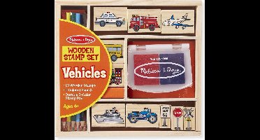 Melissa & Doug - Voertuigen - Stempelset