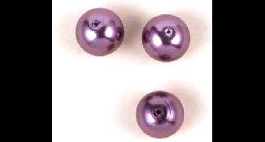 Glasparels 8mm Bruin(/Paars) 50 stuks