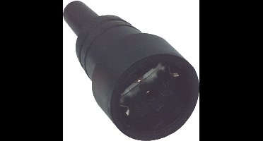 AC-Voedingsstekker Schuko / Type F (CEE 7/7) 16 A Zwart