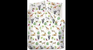 Ambiante Savanna Friends dekbedovertrek - Lits-Jumeaux XL - 260x200/220 - Multi