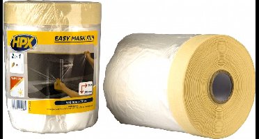 HPX easy mask afdekfolie crêpepapier - 55 cm x 33 m