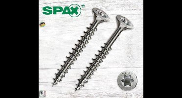 Spax - Spaanplaatschroeven - Pozidrive 2 Platkop - 3 x 25mm - Voldraad - WIROX (1.000 stuks)