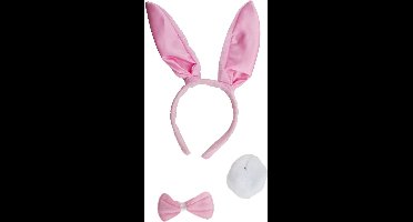 Bunny set roze
