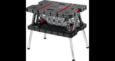 Keter Opvouwbare Werktafel - met 2 lijmklemmen - 85x55x75,5cm - Zwart