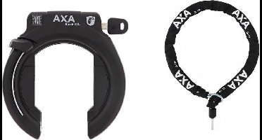 Ringslot Axa Block XXL met insteekketting AXA ULC 130 cm /5,5 zwart