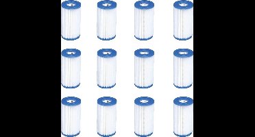 Intex filtercartridges B - set van 12 stuks