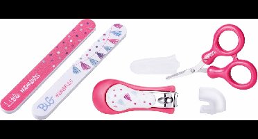 Nûby - Evolutieve nagelverzorgingsset - Roze - Little Moments - 0m+
