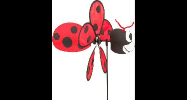 Invento Tuinprikker Lieveheersbeestje 100 Cm Polyester Rood/zwart