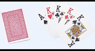 Comforthulpmiddelen Speelkaarten met groot logo - Voor slechtzienden