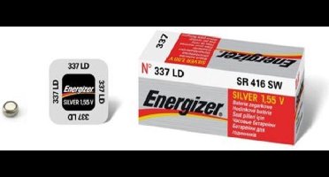 1 stuk Energizer Zilver Oxide Knoopcel 337 LD 1.55V