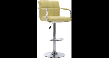 vidaXL - Barstoel - stof - groen