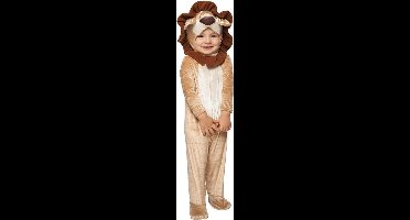 Rubie's Verkleedkostuum Baby Leeuwtje Junior Maat 80 Bruin/crème