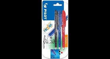 Pilot Frixion - Rollerball pen - R/Z/B 0.5 - per 3 verpakt
