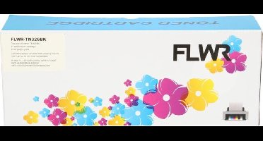 FLWR - Toner / TN-326BK / Zwart - Geschikt voor Brother