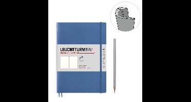 Leuchtturm notitieboek soft medium pastel blauw blanco
