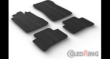 Gledring Rubbermatten passend voor Mercedes C-Klasse W202 1993-2000 (T profiel 4-delig)