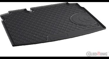 Gledring Rubbasol (Rubber) Kofferbakmat passend voor Volkswagen Golf V & VI HB 3/5-deurs 2003-2012 (met klein reservewiel)