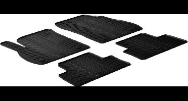 Gledring Rubbermatten passend voor Opel Zafira C 2011- (T profiel 4-delig + montageclips)