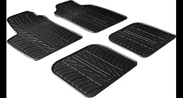 Gledring Rubbermatten passend voor Fiat Panda 2003-2011 (T profiel 4-delig)