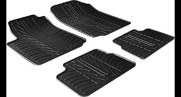 Gledring Rubbermatten passend voor Citroen C3 2002-2010 (T profiel 4-delig)