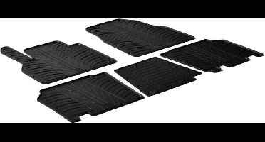 Gledring Rubbermatten passend voor Renault Kangoo 2008- & Mercedes Citan 2012- (TK profiel 5-delig)
