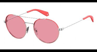 Polaroid Zonnebril 6056/s 35j/0f Unisex Zilver/roze