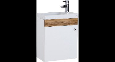 Wastafel Boss & Wessing Elmas 25x45 cm Keramiek Wit