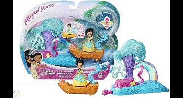 Hasbro Disney Princess - Pocahontas -Boot - Prinses - Boottocht - Snap In figuur - Magical Movers - River Bend Boat Ride