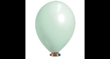 Zakje met 15 mint kleurige ballonnen - 30cm doorsnee (12 inch) - Biologisch afbreekbaar