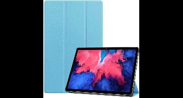 Hoes Geschikt voor Lenovo Tab P11 Plus hoes - Hoes Geschikt voor Lenovo Tab P11 Plus bookcase Licht Blauw - Trifold tablethoes smart cover - hoes Hoes Geschikt voor Lenovo Tab P11 Plus - Ntech