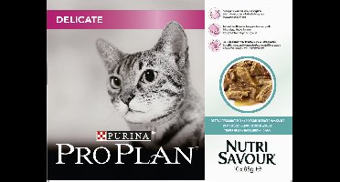 Purina Pro Plan Cat NutriSavour - Delicate - 10 x 85 g zakjes