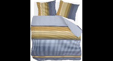 Byrklund Dekbedovertrek Golden Stripes - 240x220 - 100% Katoen - Okergeel