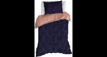 De Witte Lietaer Dekbedovertrek Katoen Satijn Idyllic - Eenpersoons - 140 x 200/220 cm - Blauw