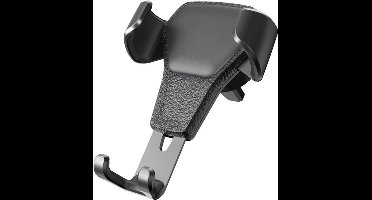 Gsm Houder Auto Ventilatierooster -  Mobiele telefoonhouder auto ventilatie - Autohouder - Gratis microvezel doek -  Zwart - Universeel - GSM houder - One size