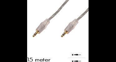 Intronics High quality 3.5 mm stereo jack aansluitkabel male - male