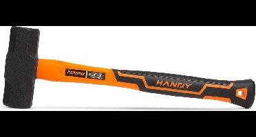 Handy - Voorhamer Vuisthamer - Moker met Lichtgewicht Antislip Steel - 1600 gram