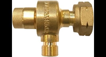 Drukregelaar instelbaar 0-2 bar Shell x 3/8 inch links