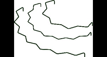 Nature Plantensteun Groen - Klim-En Geleide Artikel - 4.5x68x40 cm