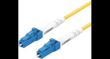 Ugreen LC-LC Single Mode Glasvezel Jumper 3M geel