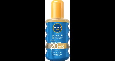NIVEA SUN Zonnebrand - Protect & Dry Touch Transparante Zonnespray - SPF 20 - 200 ml
