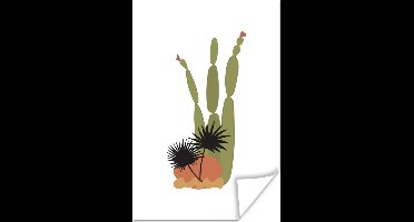 Poster Cactus - Planten - Abstract - Botanisch - 20x30 cm